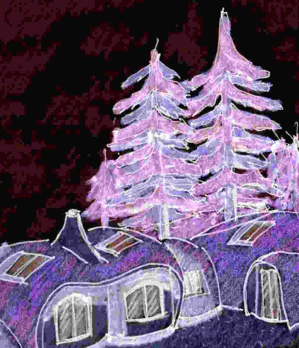Winter Night Detail - BCO Accessory Dwelling Unit (ADU) - 1000 Sq. Ft.